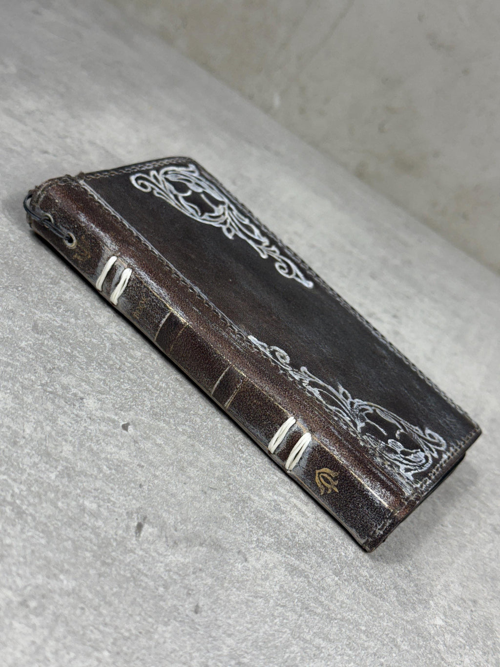 Vintage Leather Wallet Case for Google Pixel: Book Art Design