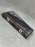 Vintage Leather Wallet Case for Google Pixel: Book Art Design