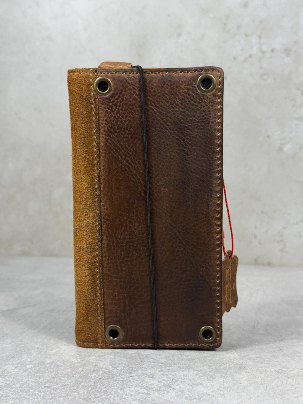 Vintage Leather iPhone Wallet Case: Book Style, Card Slots