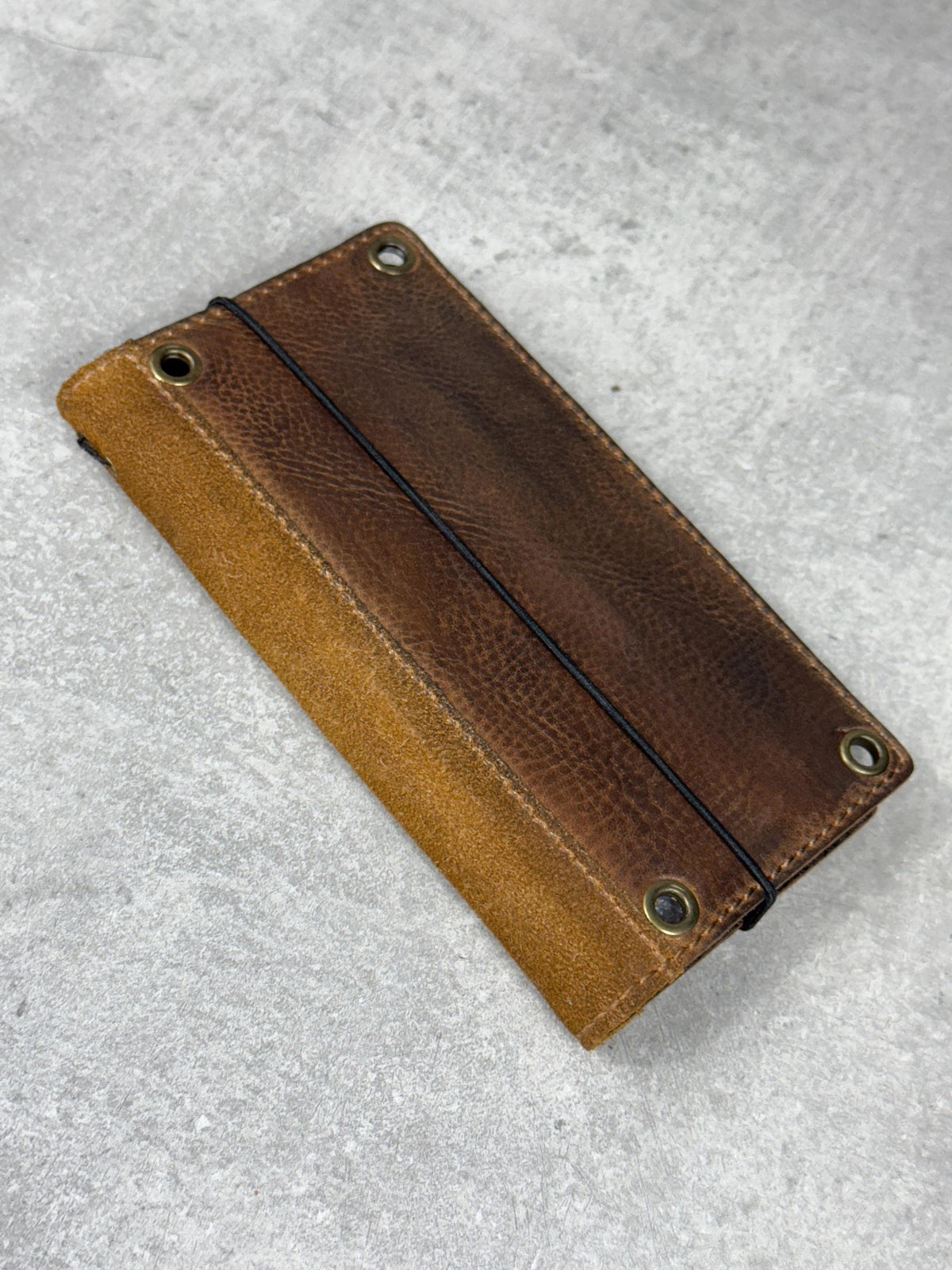 Vintage Leather iPhone Wallet Case: Book Style, Card Slots