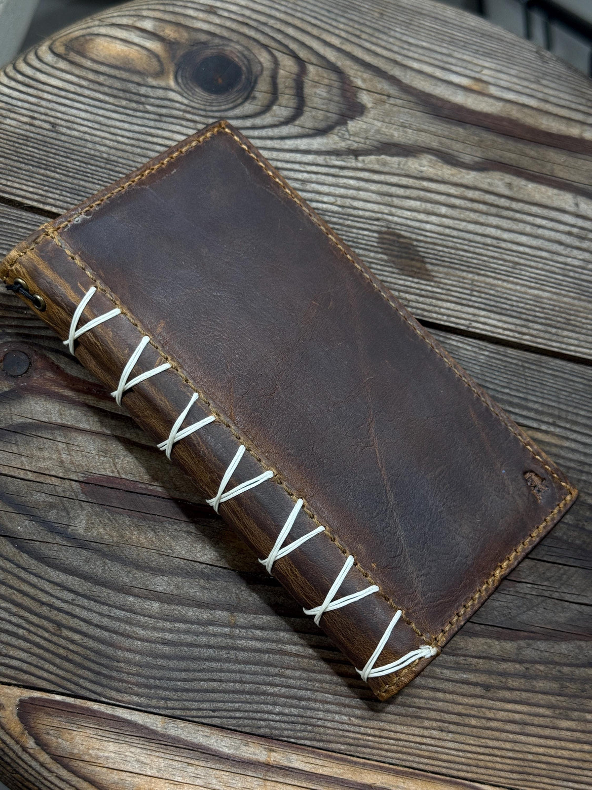 Handmade Leather Wallet Case for Google Pixel: Vintage Luxury Cover