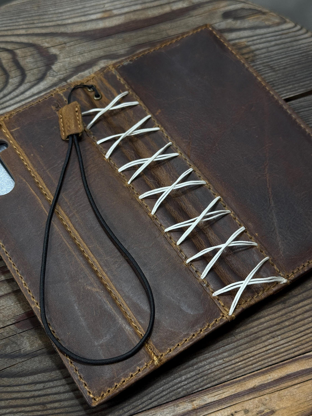 Handmade Leather Wallet Case for Google Pixel: Vintage Luxury Cover
