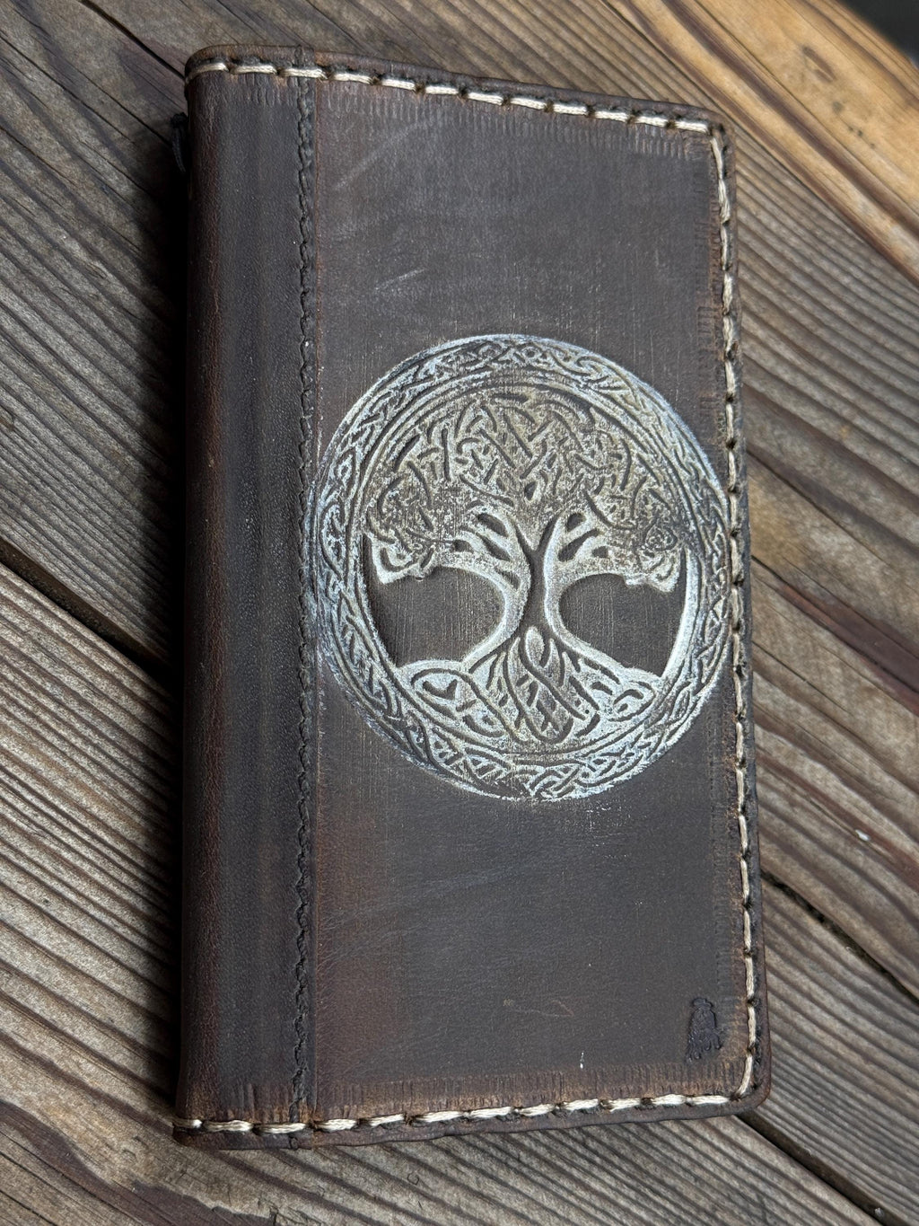 Vintage Leather iPhone 17 Wallet Case: Book Style, Card Slots