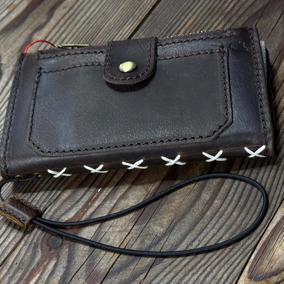 Handmade Leather Wallet Case for Google Pixel: Vintage Luxury Cover