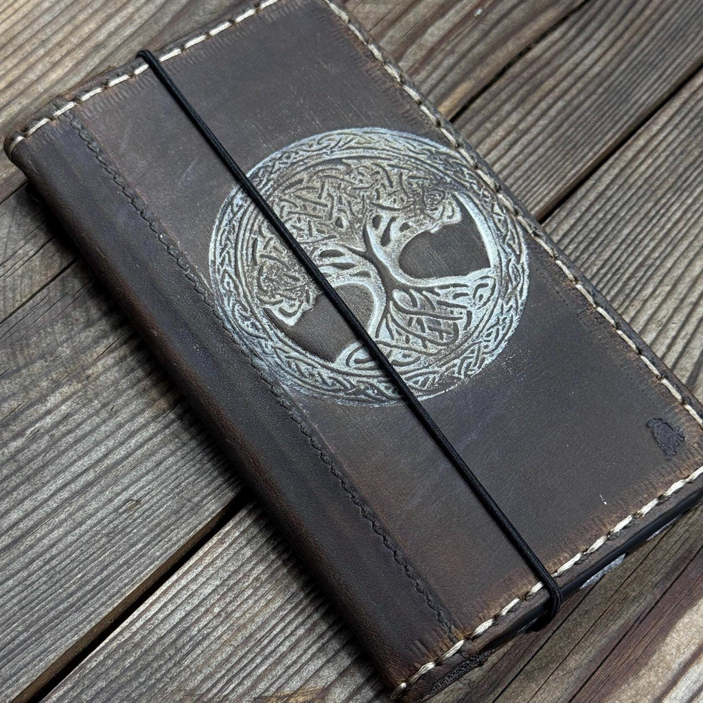 Vintage Leather iPhone 17 Wallet Case: Book Style, Card Slots