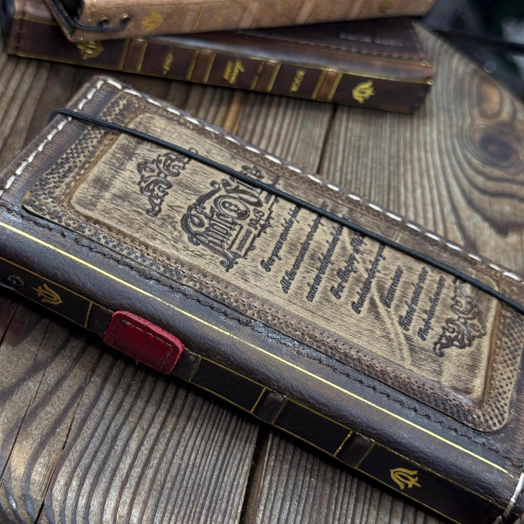 Vintage Leather iPhone 17 Wallet Case: Book Style, Card Slots