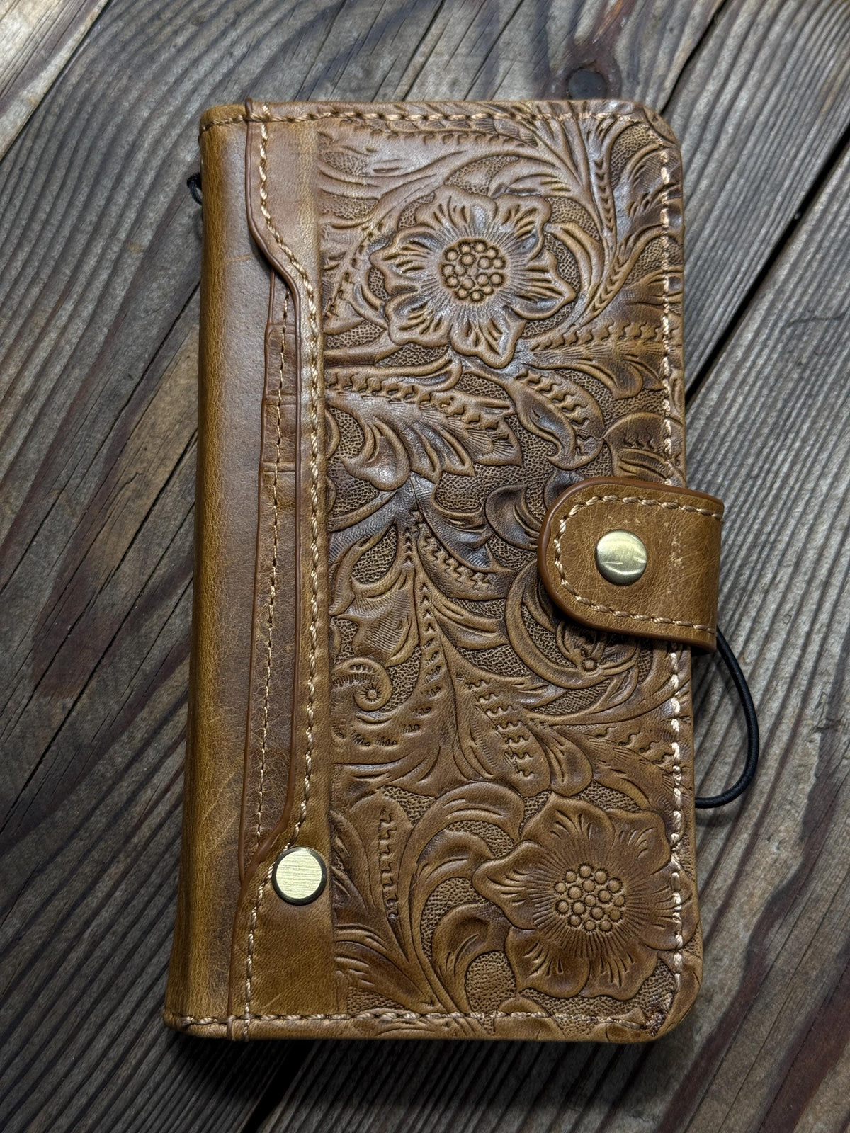 Handmade Leather Wallet Case for Google Pixel: Vintage Luxury Cover