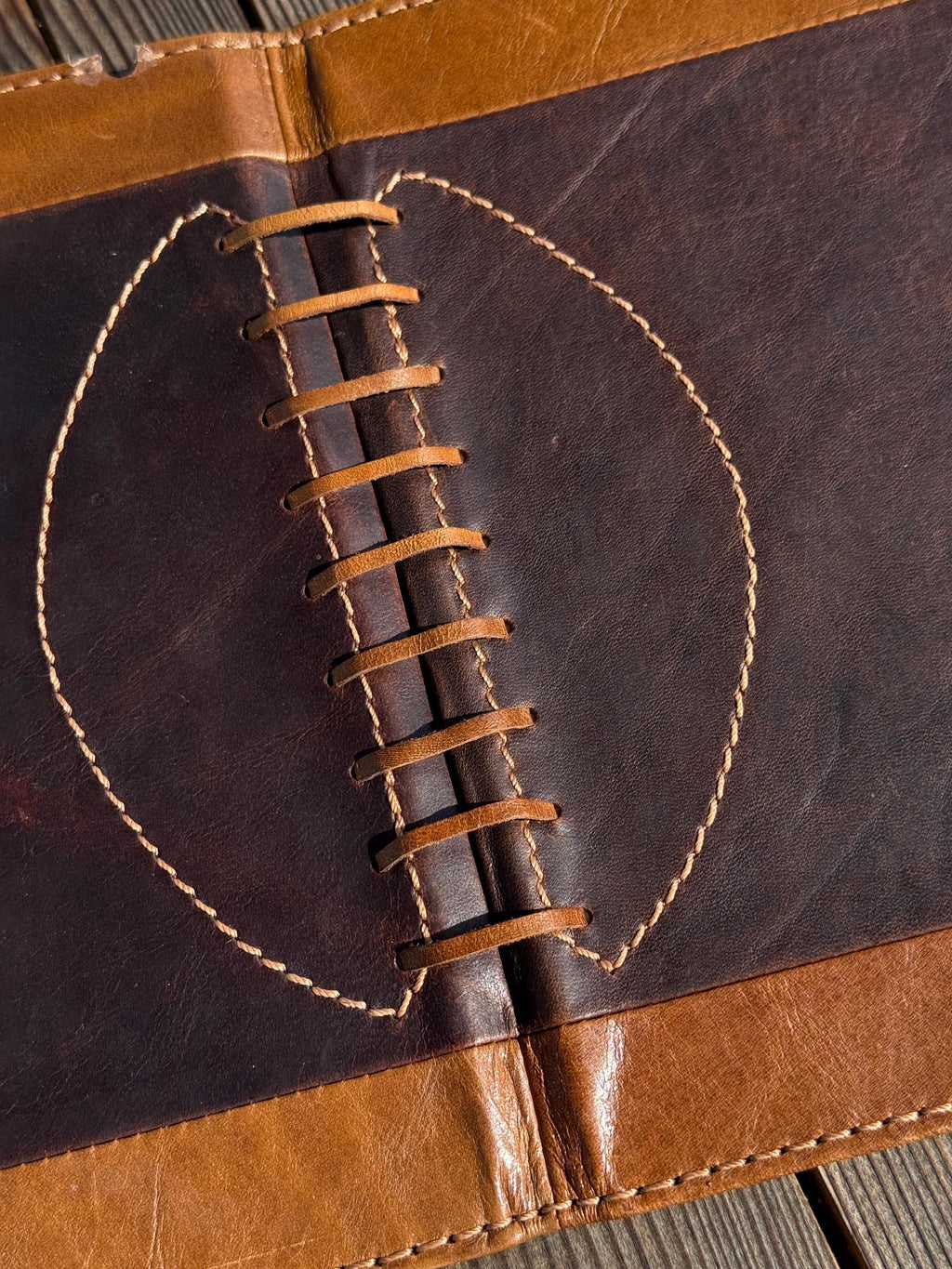 Handmade Leather iPad Cover: Floral Tooled Wallet Case