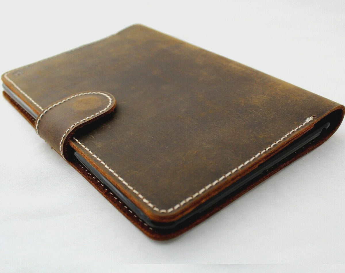 Vintage Leather iPad Mini Case: Magnetic Wallet