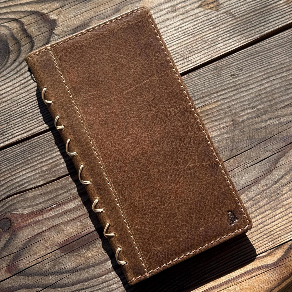 Vintage Leather iPhone 17 Wallet Case: Book Style, Card Slots