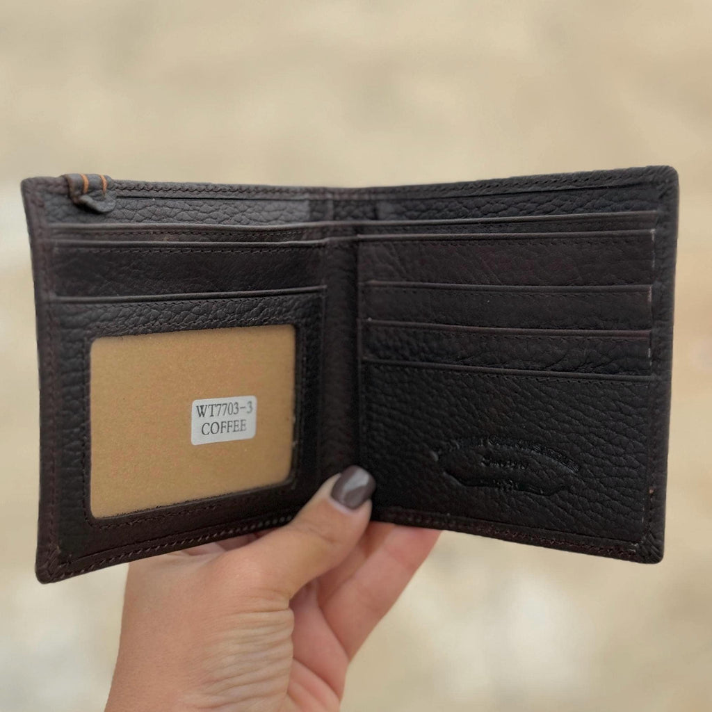 2 in 1 Leather Wallet Slim Removable Card Holder Minimalist Bifold Compact Everyday Wallet