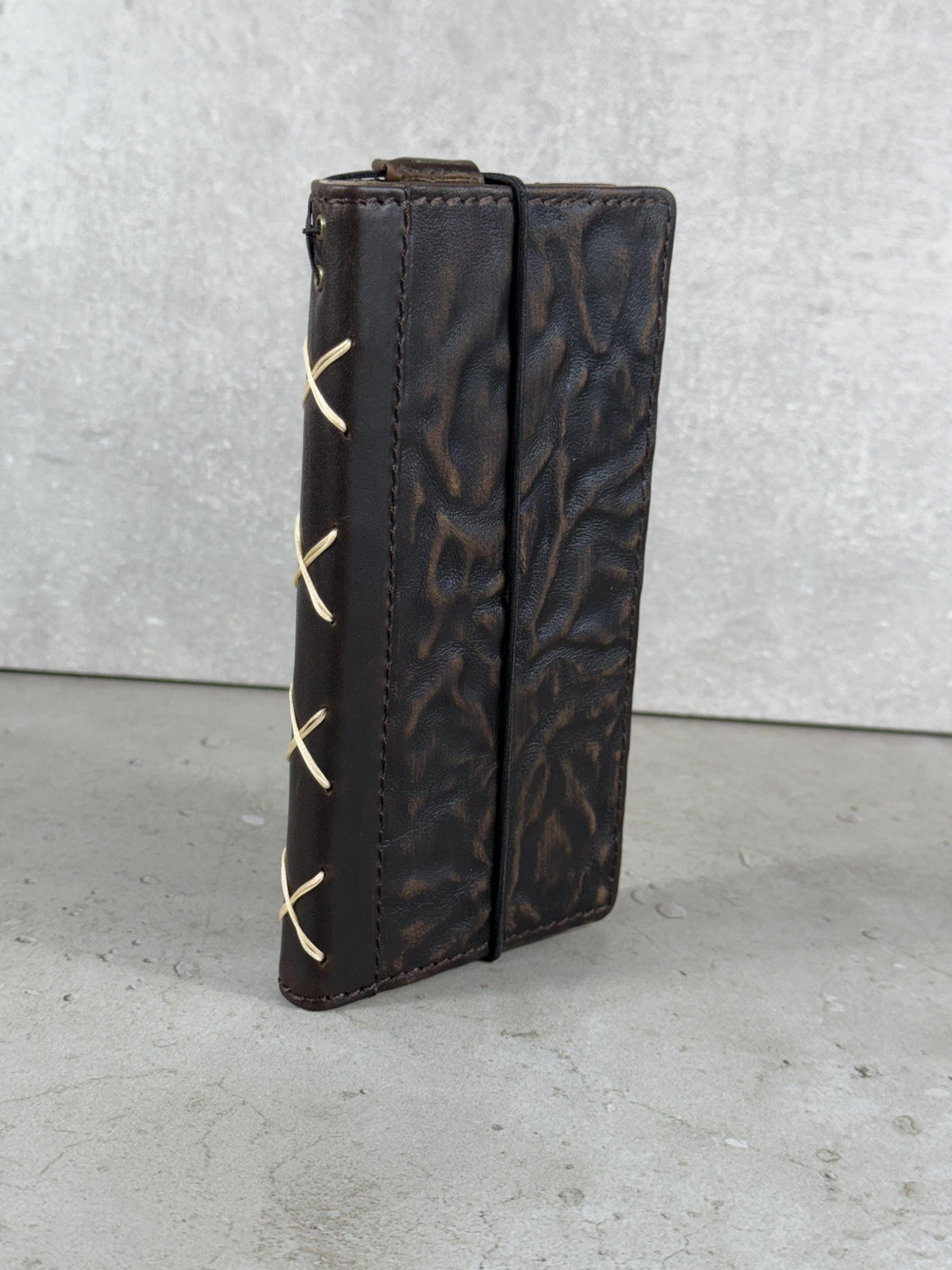 Vintage Leather Wallet Case for iPhone: Book Style, Card Slots