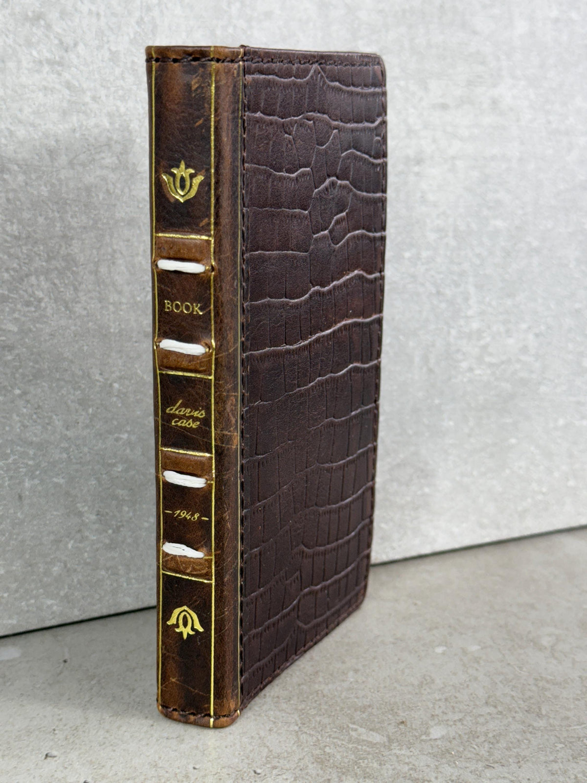 Vintage Leather Wallet Case for iPhone: Book Style, Card Slots