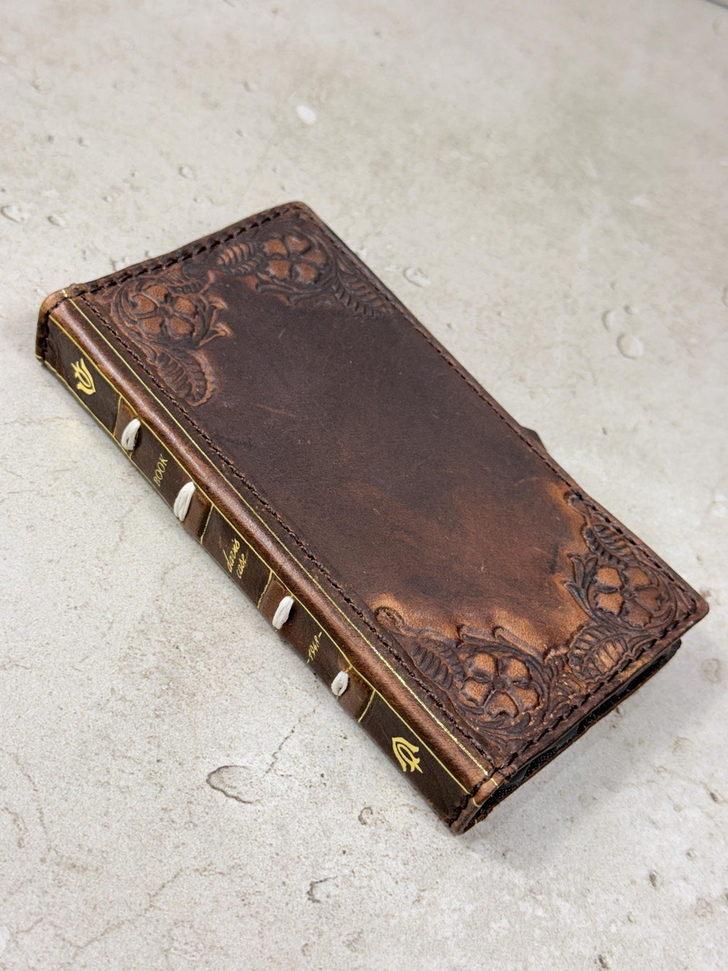 Handmade Leather Wallet Case for Galaxy Z Fold 2/3/4/5/6/7