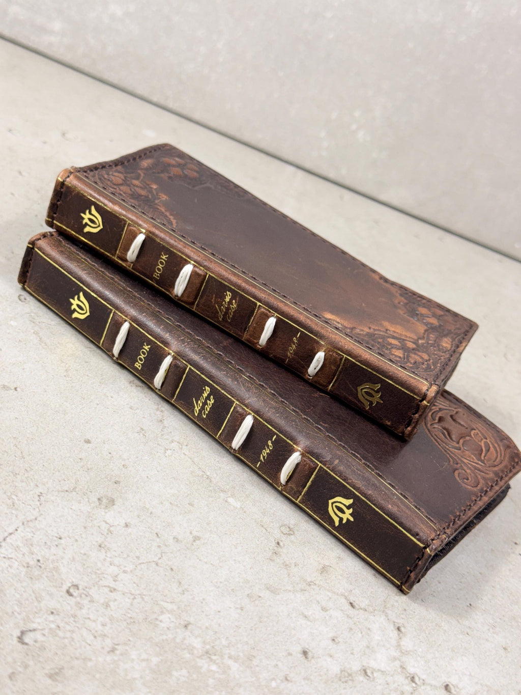 Handmade Leather Wallet Case for Galaxy Z Fold 2/3/4/5/6/7