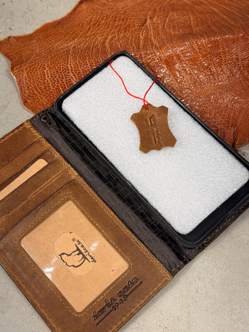 Vintage Leather Wallet Case for iPhone 17: Book Style, Card Slots