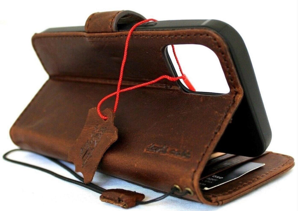 Embossed Leather Wallet Case for Google Pixel: Vintage Art Design