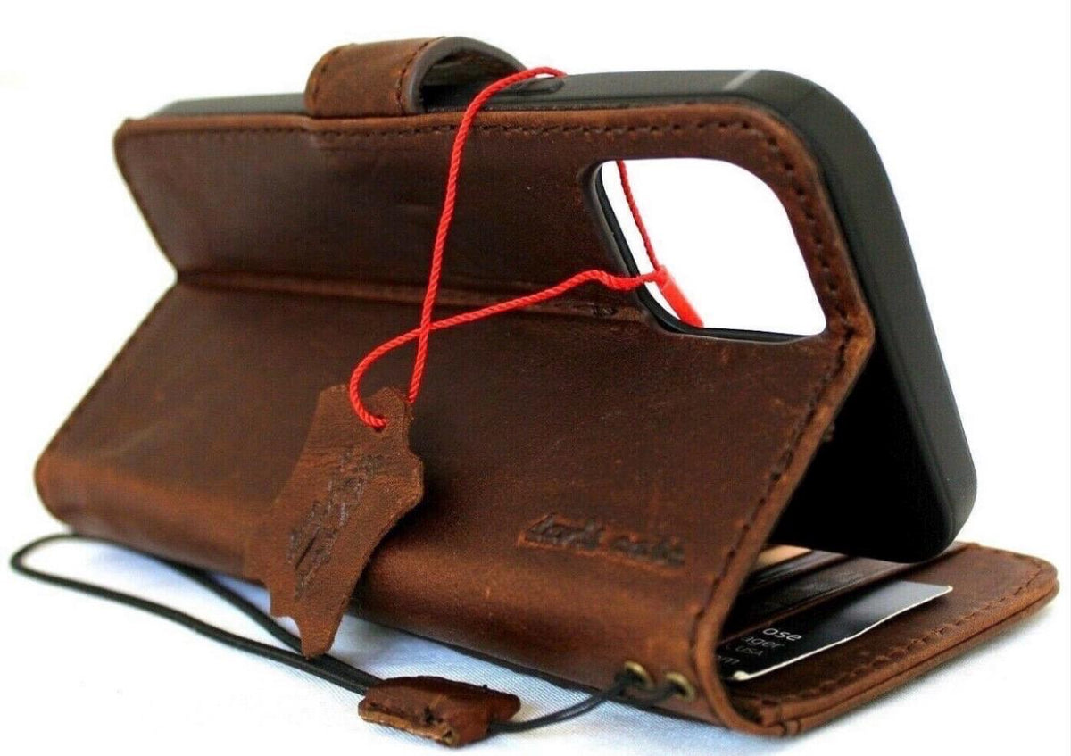 Embossed Leather Wallet Case for Google Pixel: Vintage Art Design