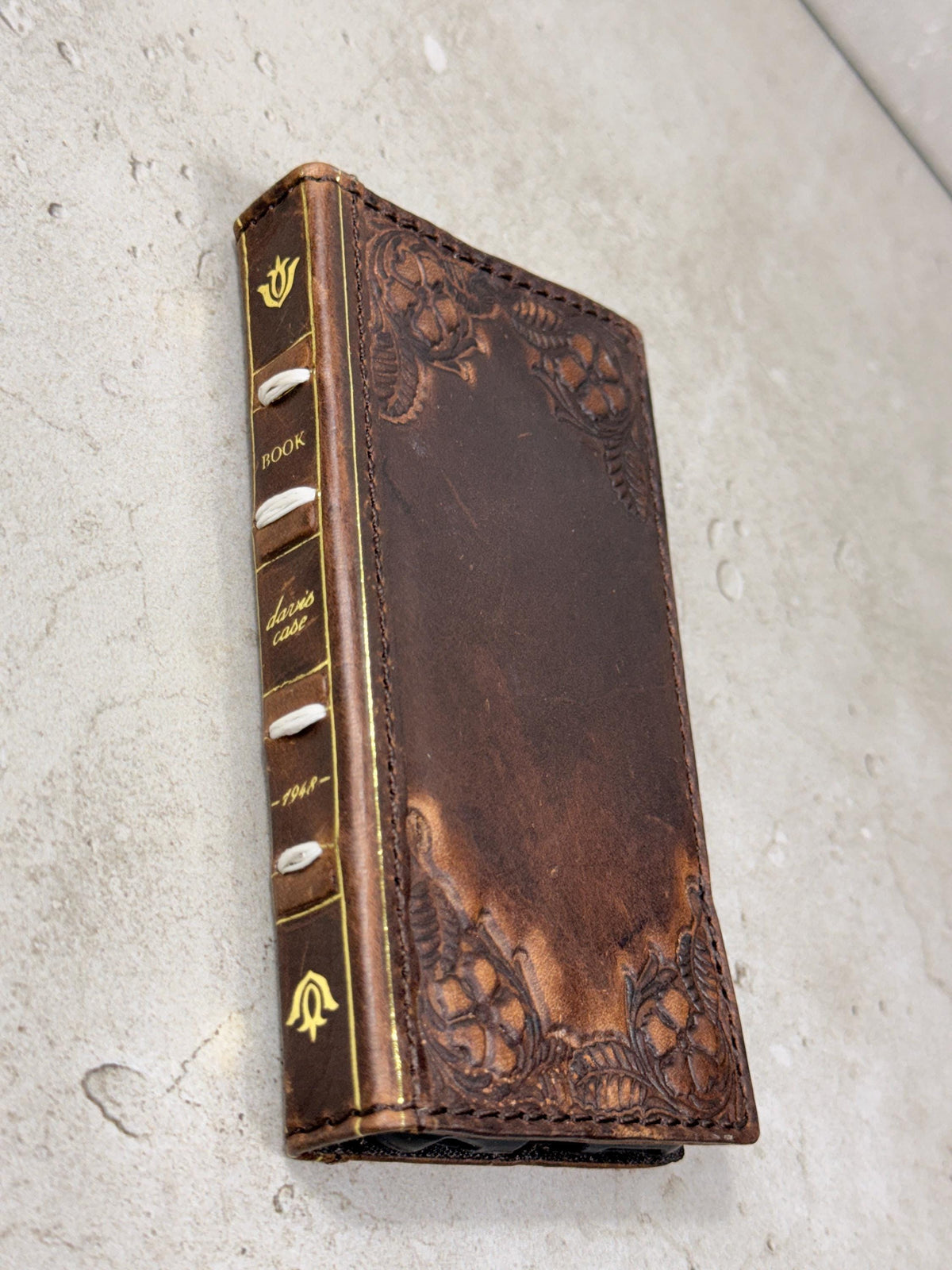 Handmade Leather Wallet Case for Galaxy Z Fold 2/3/4/5/6/7