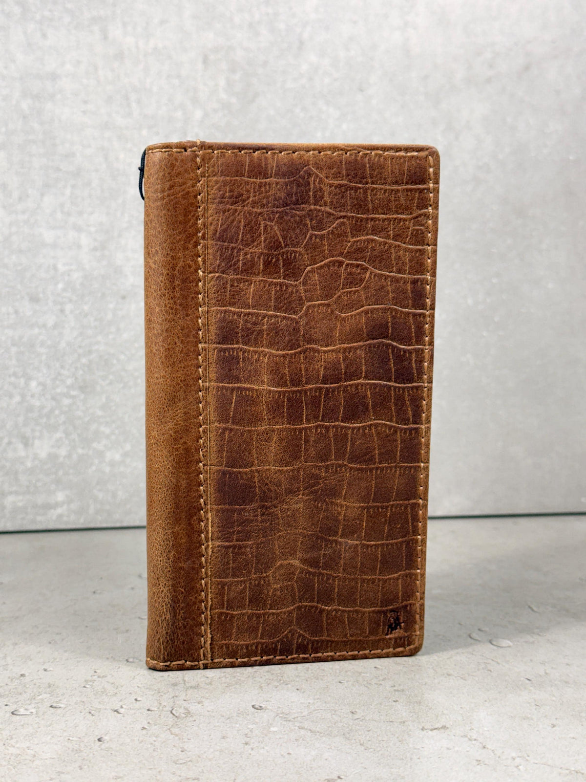 Genuine Leather Galaxy Wallet Case: Vintage Book Style, Card Slots S26 S25