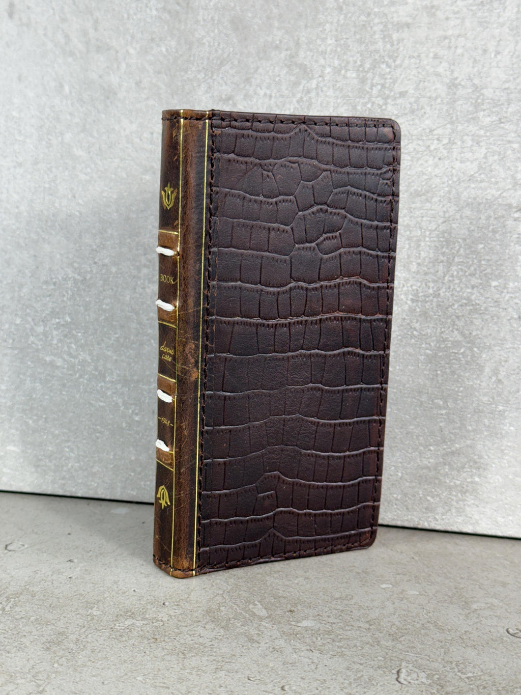 Handmade Leather Wallet Case: Galaxy S21 S22 S23 S24 S25 Ultra, Card Slots
