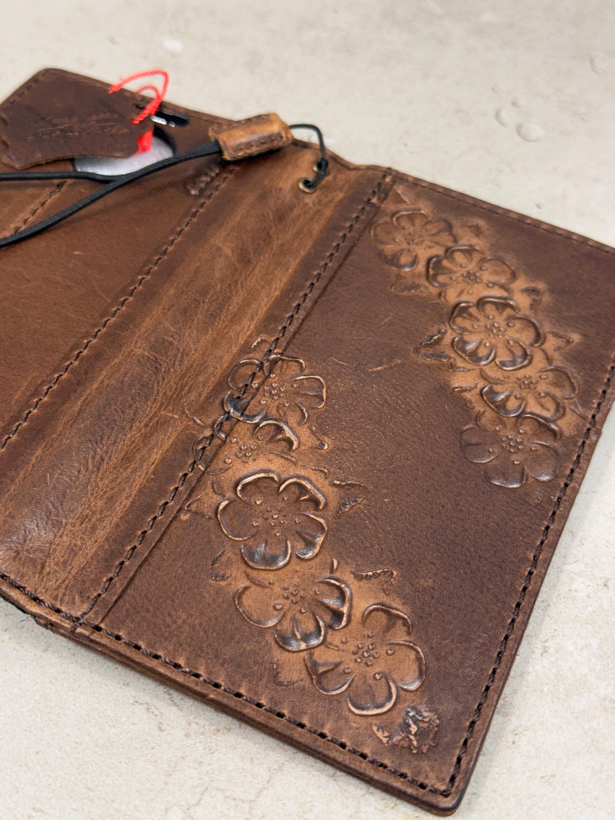 Vintage Book Style Leather iPhone 17 Wallet Case with Card Slots