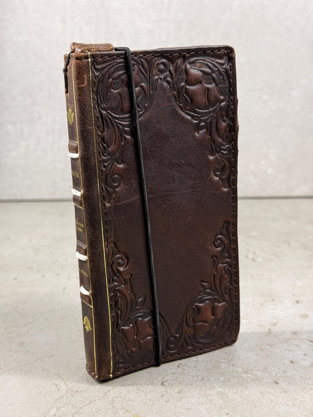 Vintage Book Style Leather iPhone Wallet Case 17