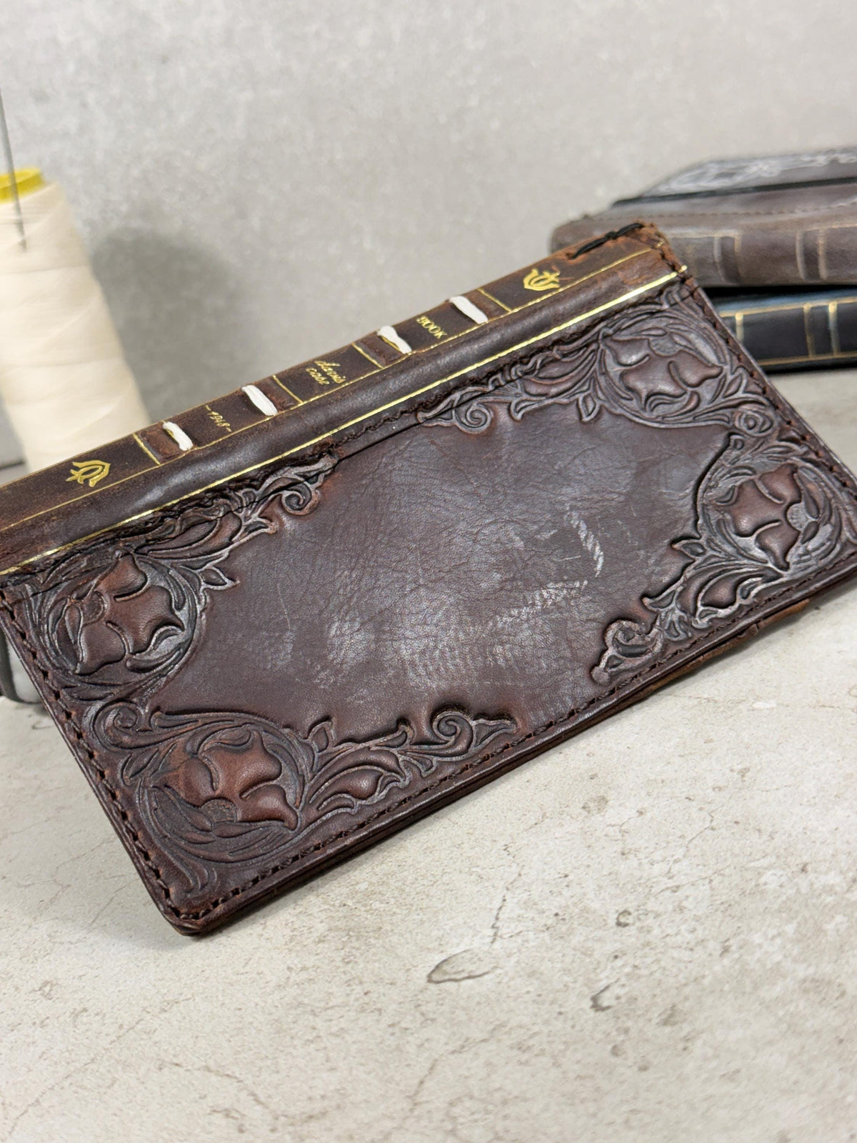 Genuine Leather fo OnePlus Open Case Wallet Handmade Wireless Luxury  Davidov Art