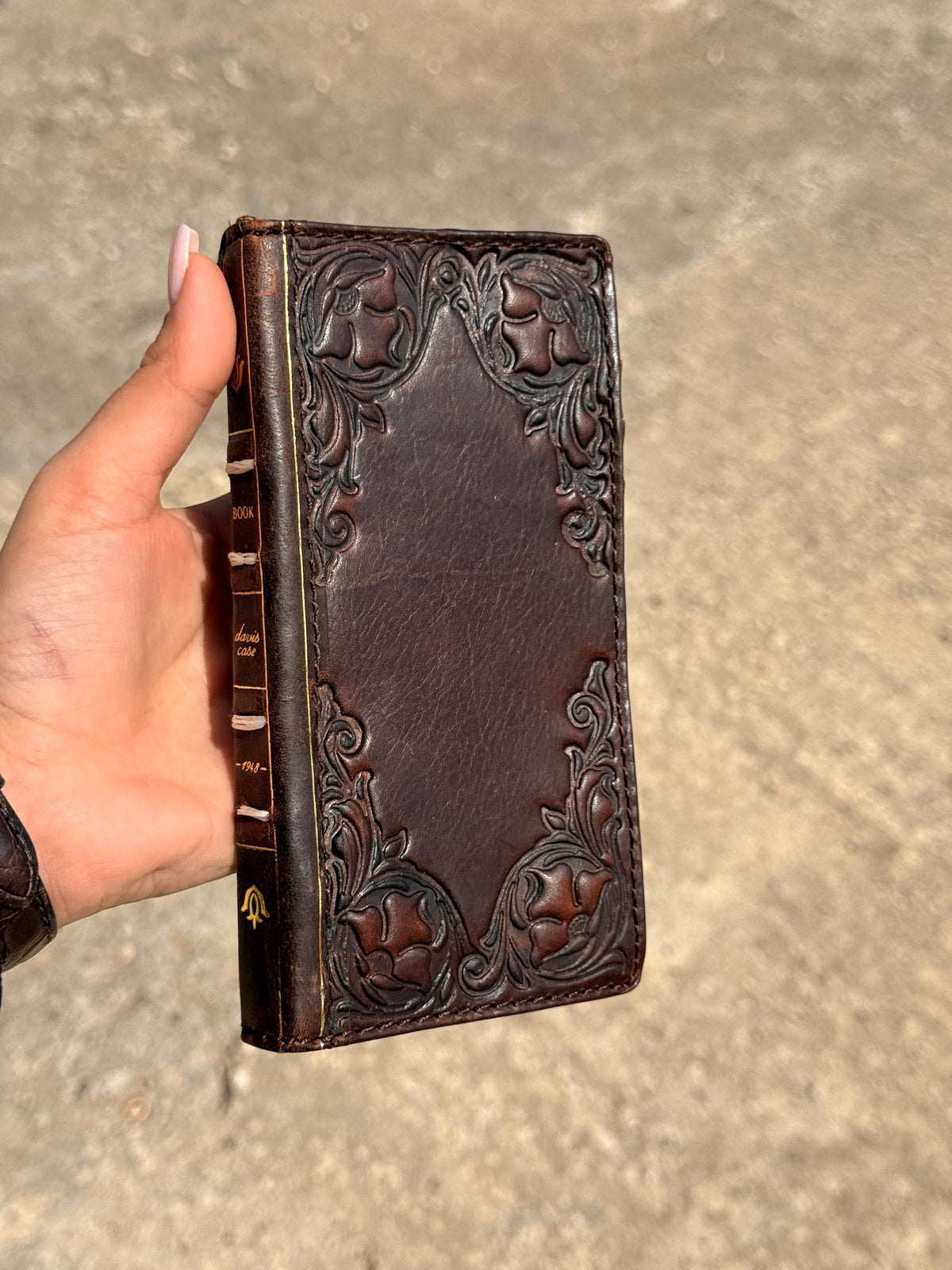 Genuine Leather fo OnePlus Open Case Wallet Handmade Wireless Luxury  Davidov Art