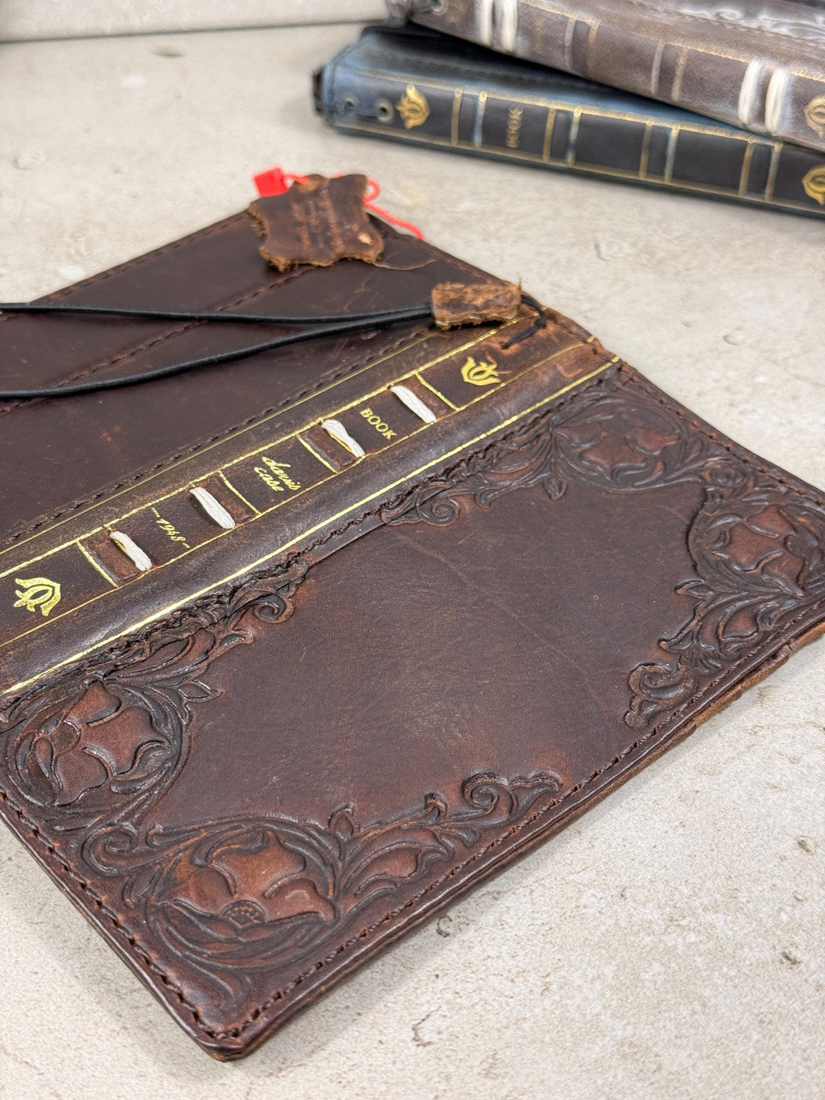 Genuine Leather fo OnePlus Open Case Wallet Handmade Wireless Luxury  Davidov Art