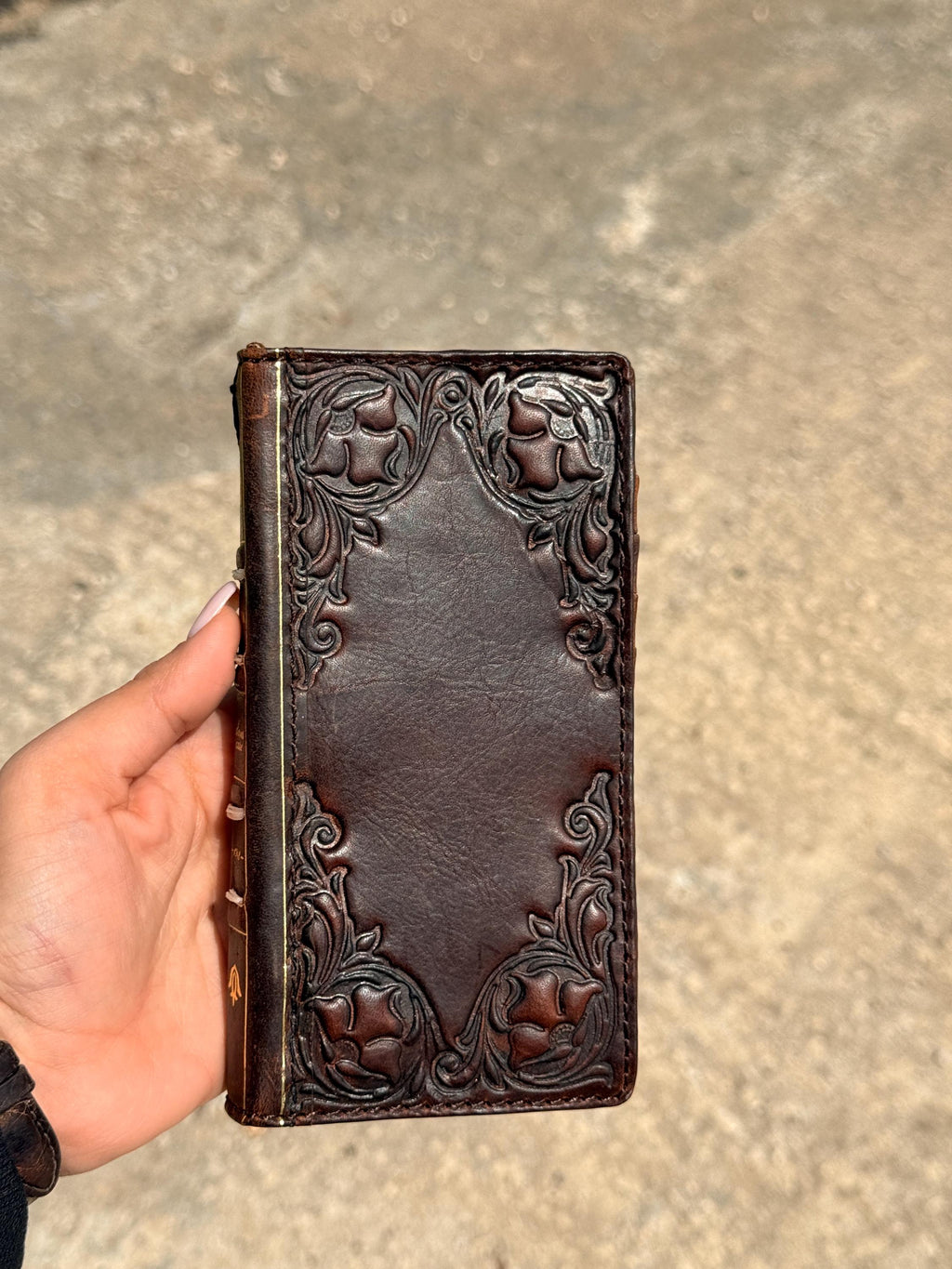 Genuine Leather fo OnePlus Open Case Wallet Handmade Wireless Luxury  Davidov Art