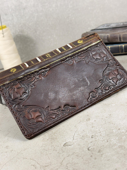 Genuine Leather fo OnePlus 12 12R Case Wallet Handmade Wireless Luxury oiled Ar