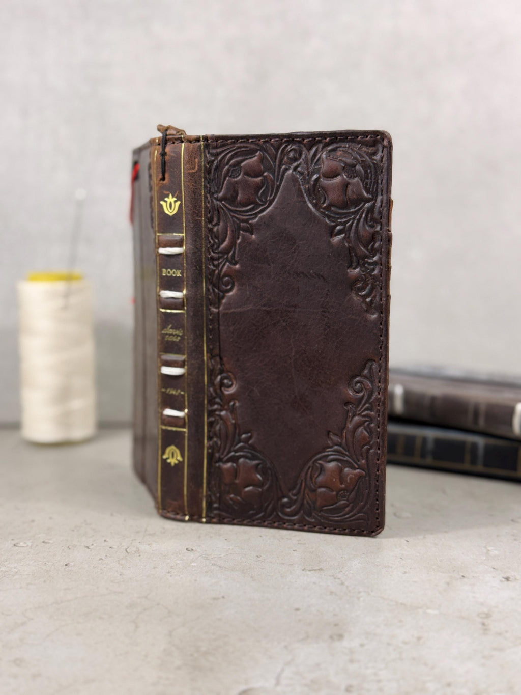 Vintage Book Style Leather Wallet Case for Google Pixel