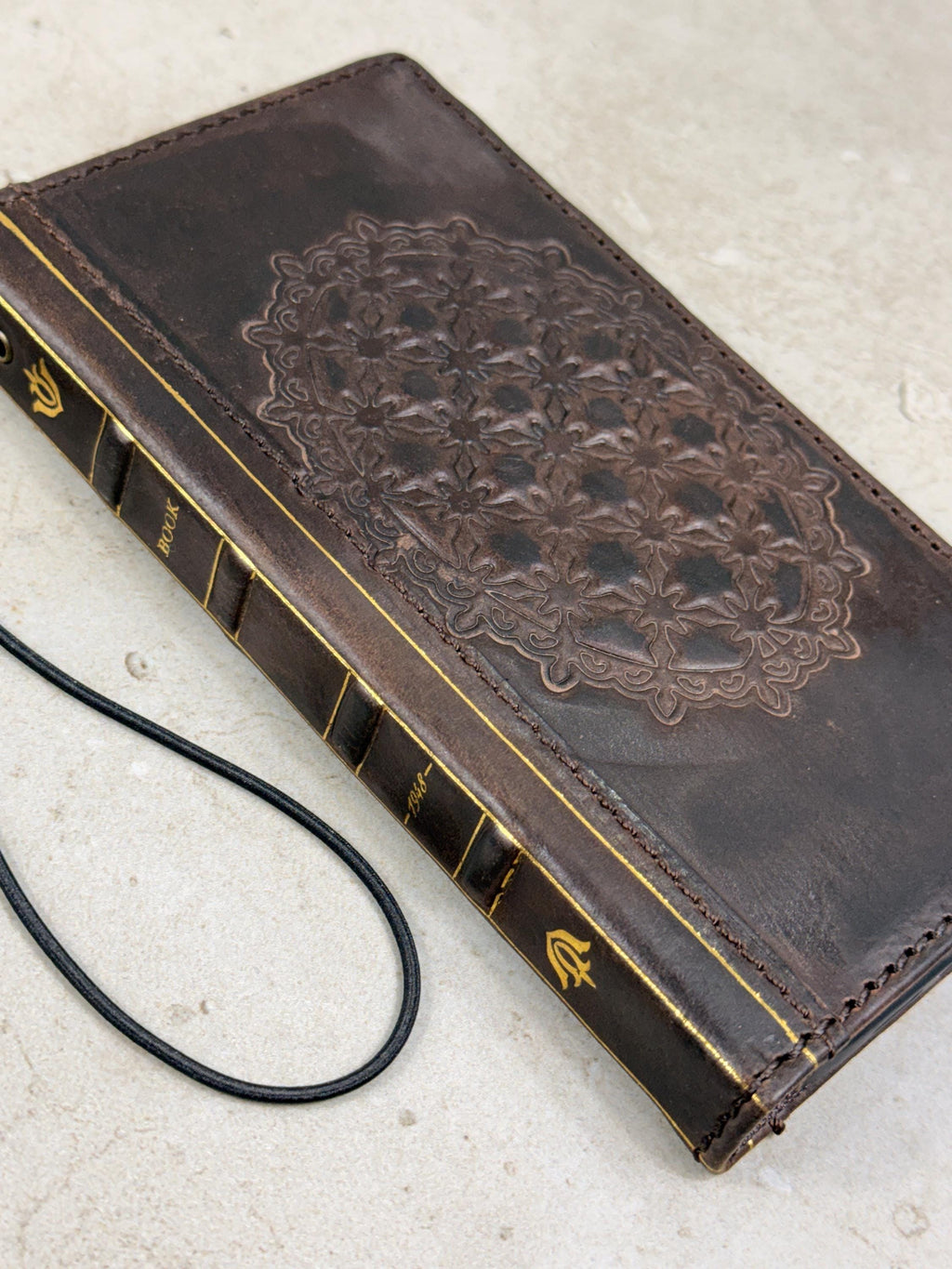 Genuine Leather Wallet Case for Google Pixel: Vintage Book Art Cover