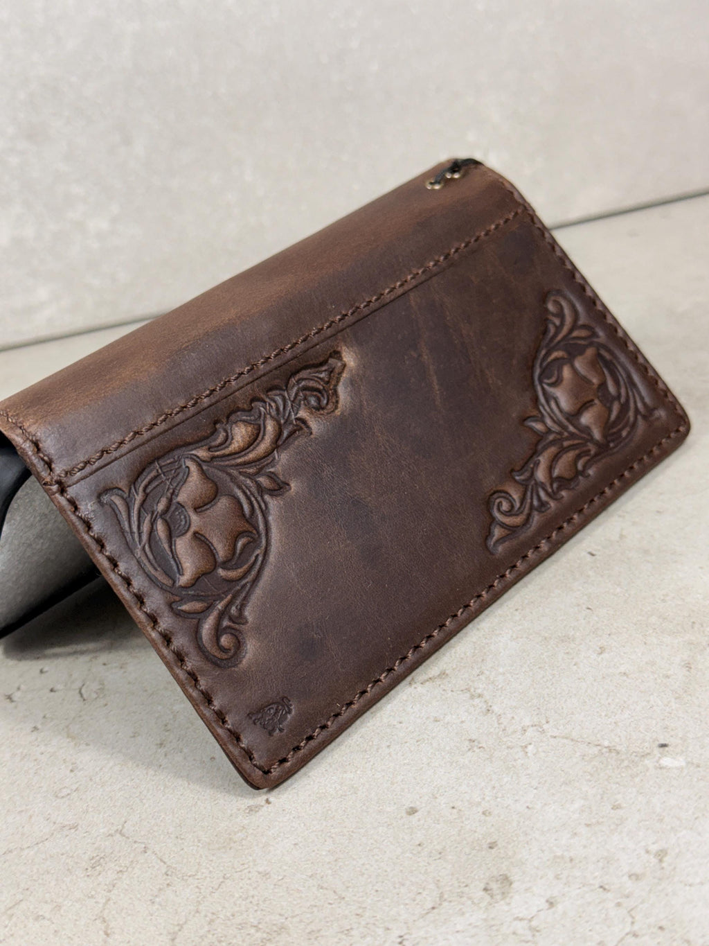 Genuine Leather Wallet Case for Google Pixel: Vintage Book Art Cover