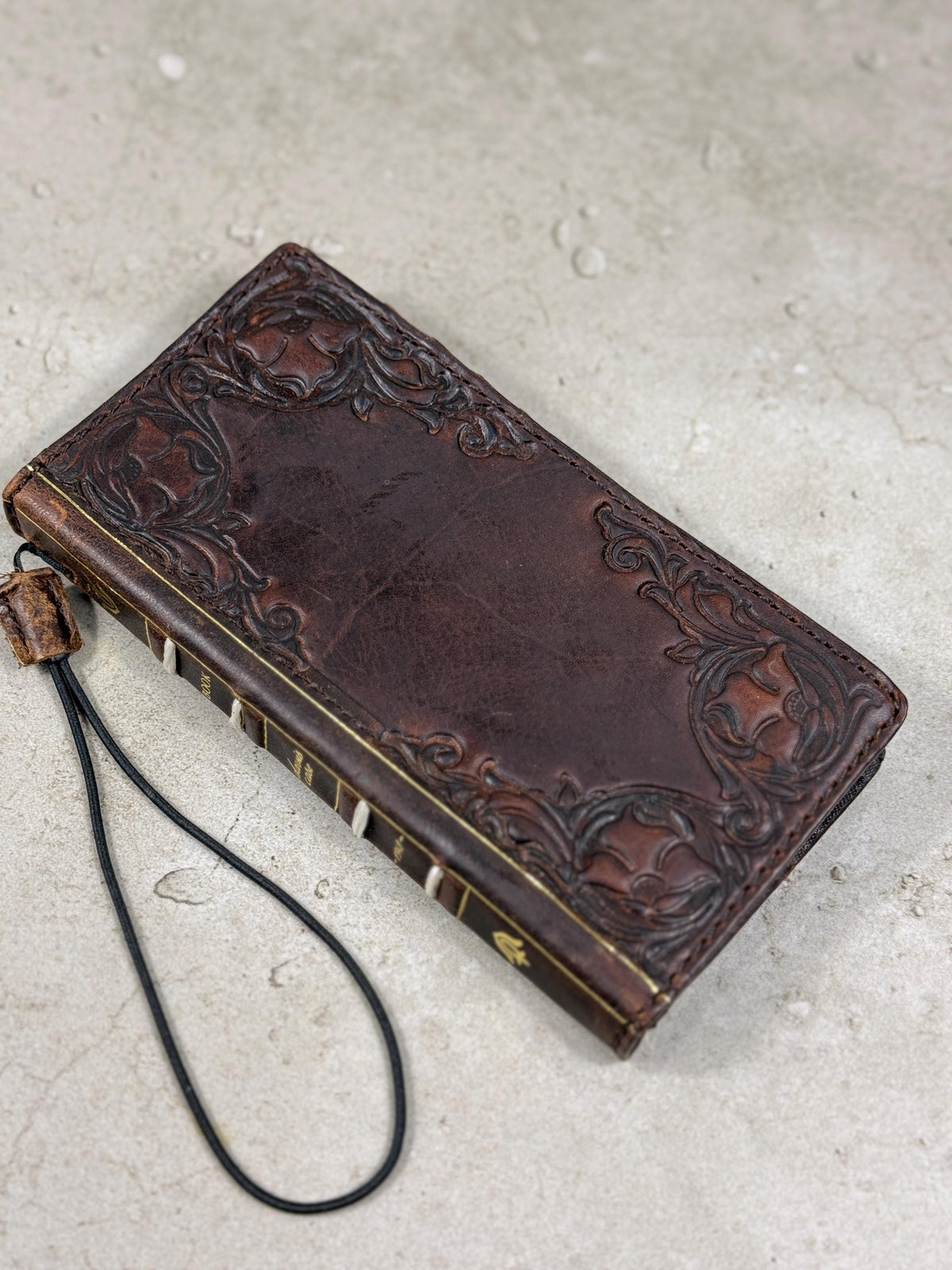 Genuine Leather fo OnePlus Open Case Wallet Handmade Wireless Luxury  Davidov Art