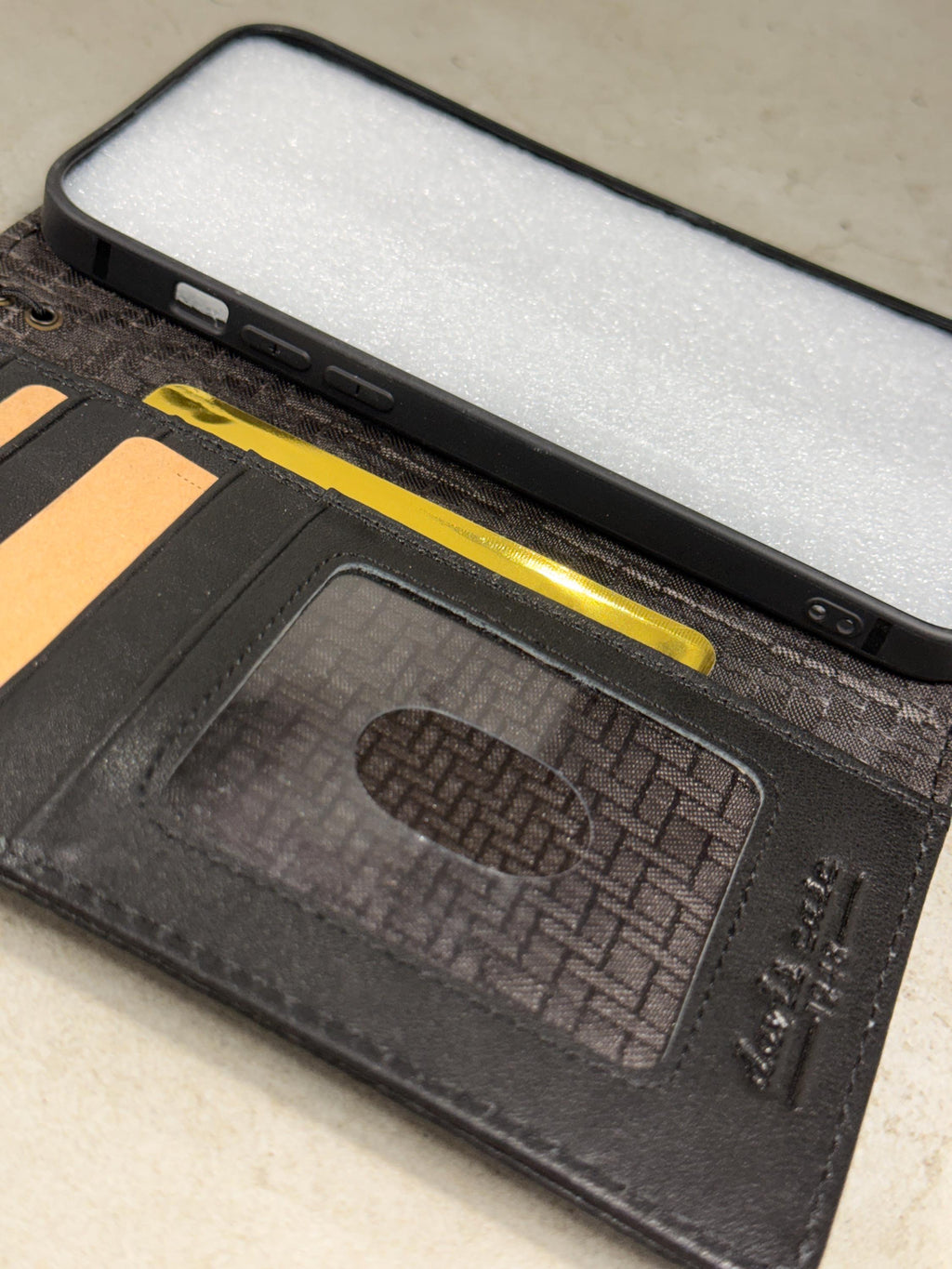 Green Leather iPhone Wallet Case: Handmade Vintage Book Style