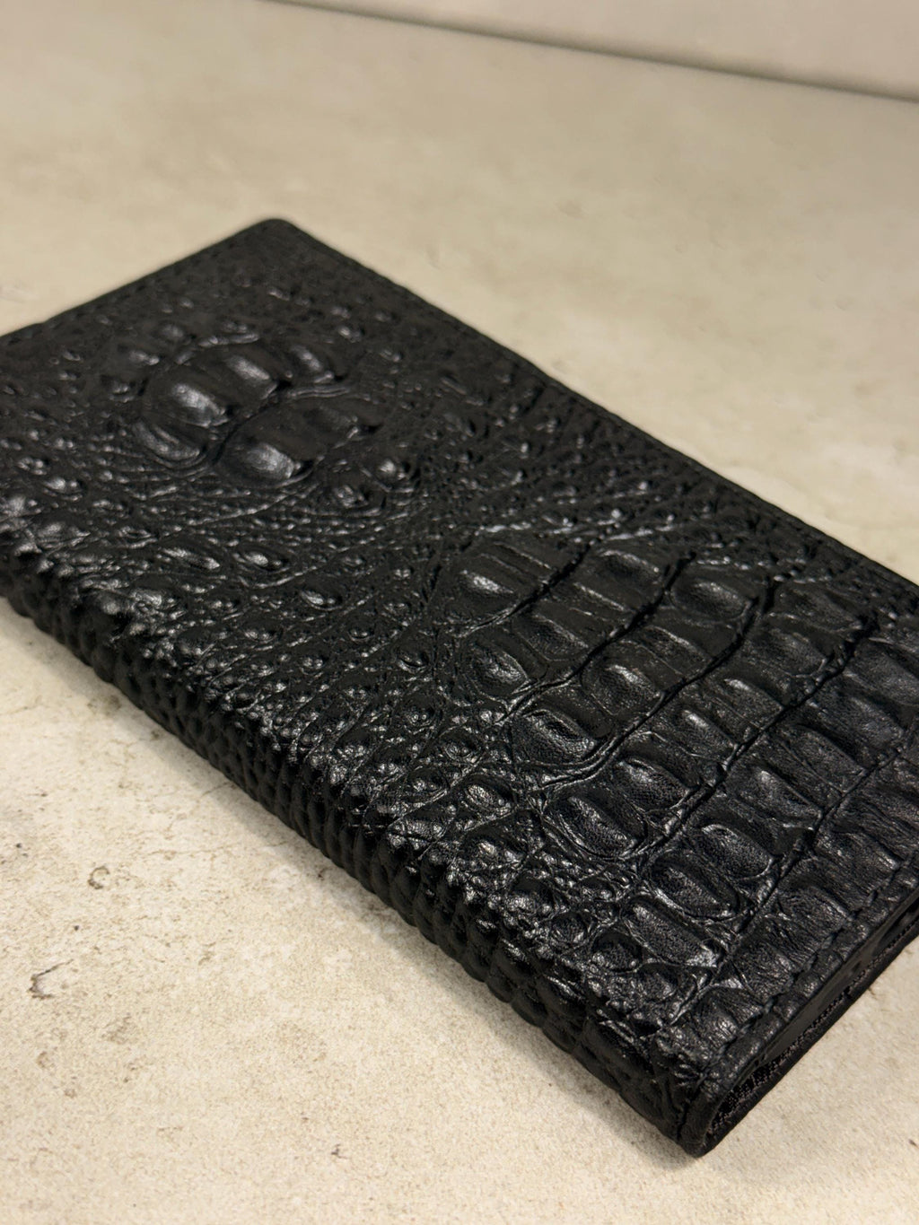 Embossed Leather Wallet Case for Google Pixel: Vintage Art Design
