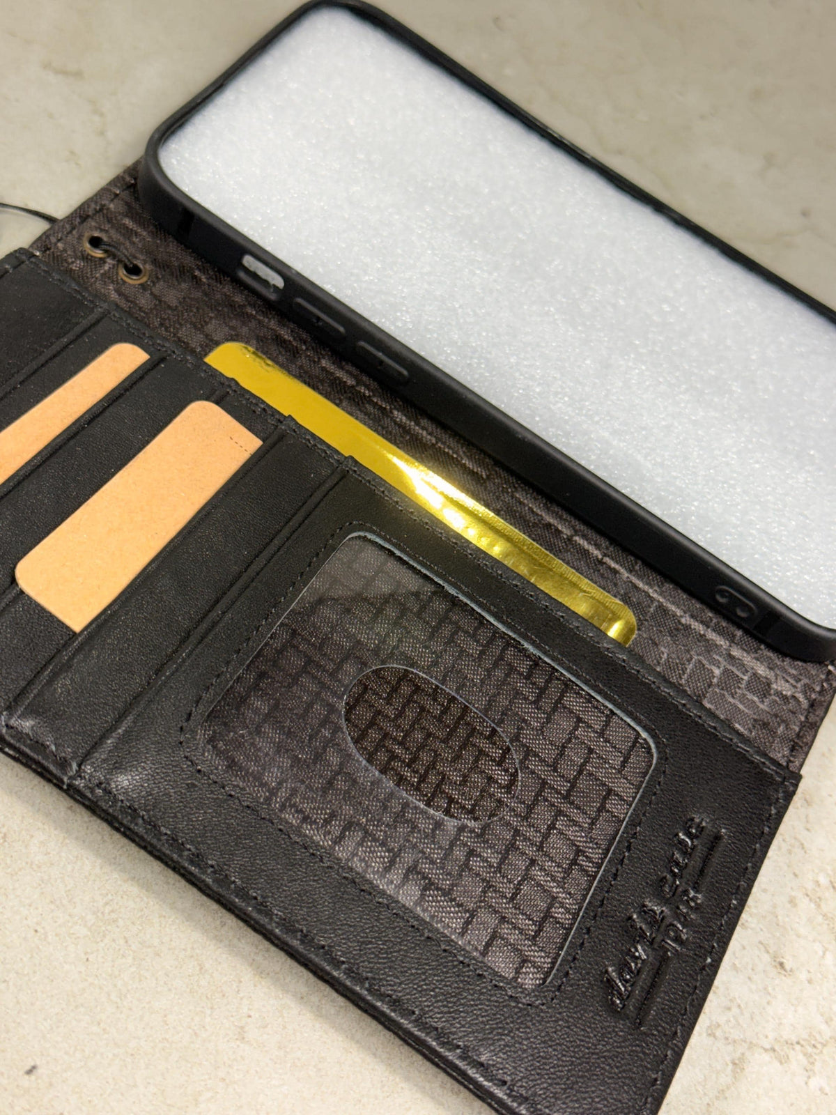 Handmade Leather Wallet Case for OnePlus: Luxury Oiled Finish