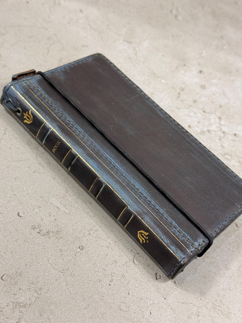 Handmade Leather iPhone Case: Vintage Book Style, Full Grain Leather 17