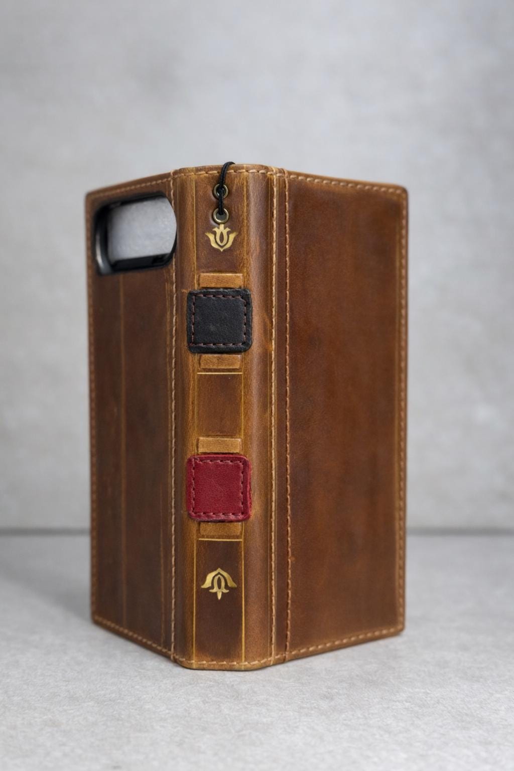 Genuine Leather Wallet Case For Galaxy S21-S26 Ultra, Card Slots (Book Design)