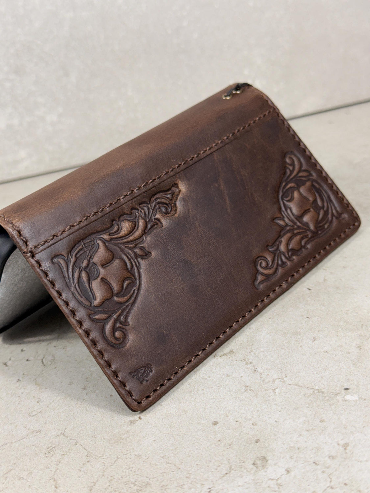Genuine Leather Wallet Case for Google Pixel: Vintage Book Art Cover