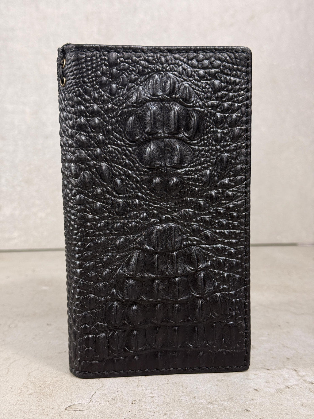 Green Leather iPhone Wallet Case: Handmade Vintage Book Style