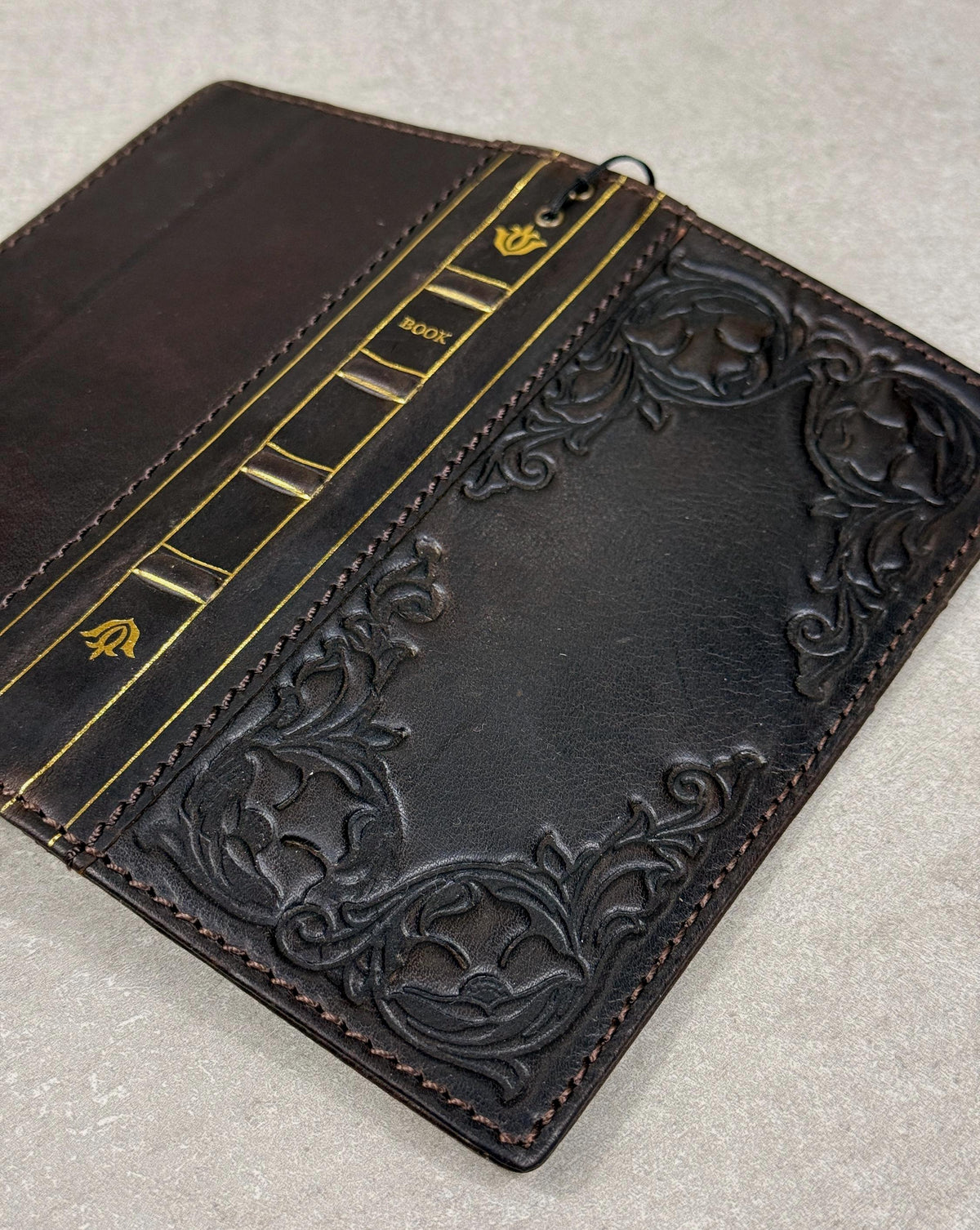 Vintage Book Style Leather iPhone 17 Wallet Case with Card Slots