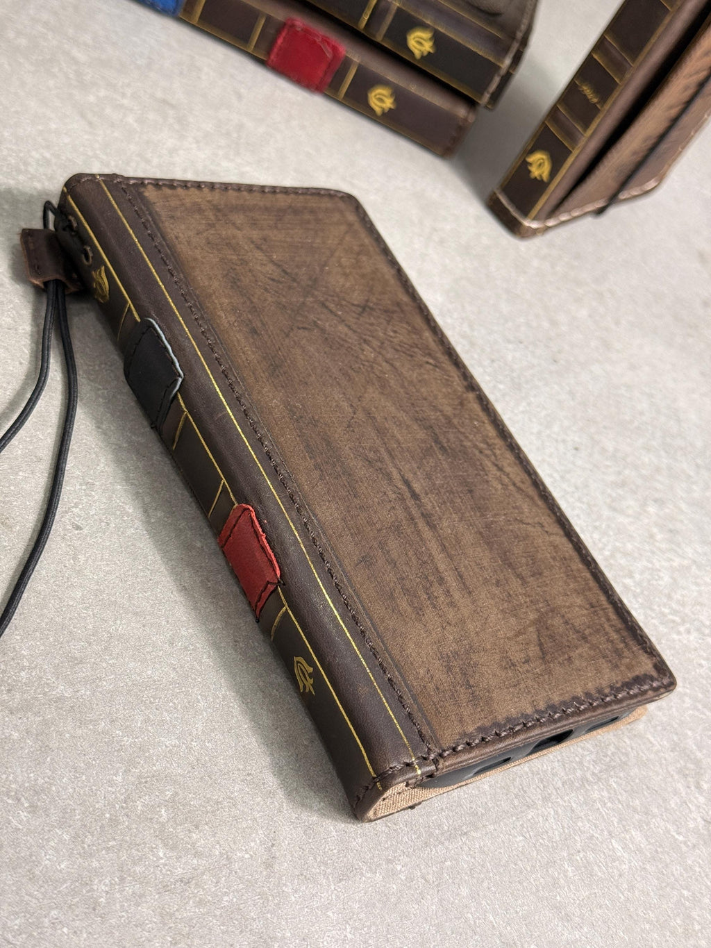 Handmade Leather Wallet Book Cover for Honor Magic V3 5 Fold 8 7