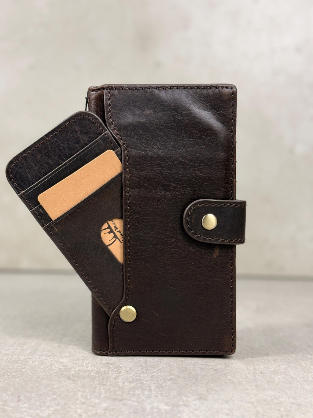 Genuine Leather fo OnePlus Open Case Wallet Handmade Wireless Luxury  Davidov Art
