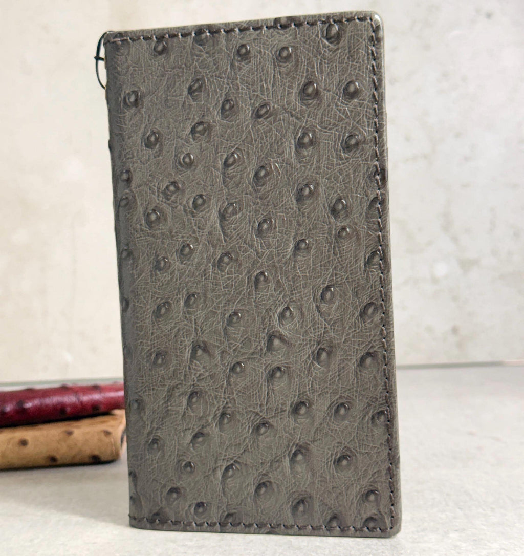 Handmade Ostrich Leather iPhone Case: Vintage Book Style 17
