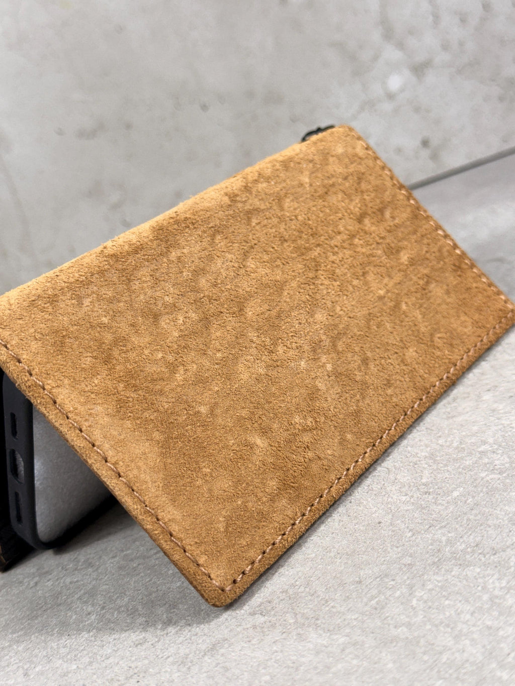 Handmade Ostrich Leather iPhone Case: Vintage Book Style  17