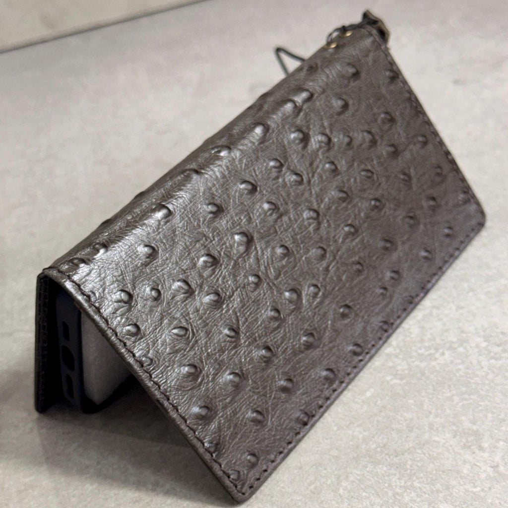 Handmade Leather Wallet Case: Samsung Galaxy, Card Slots, Book Design