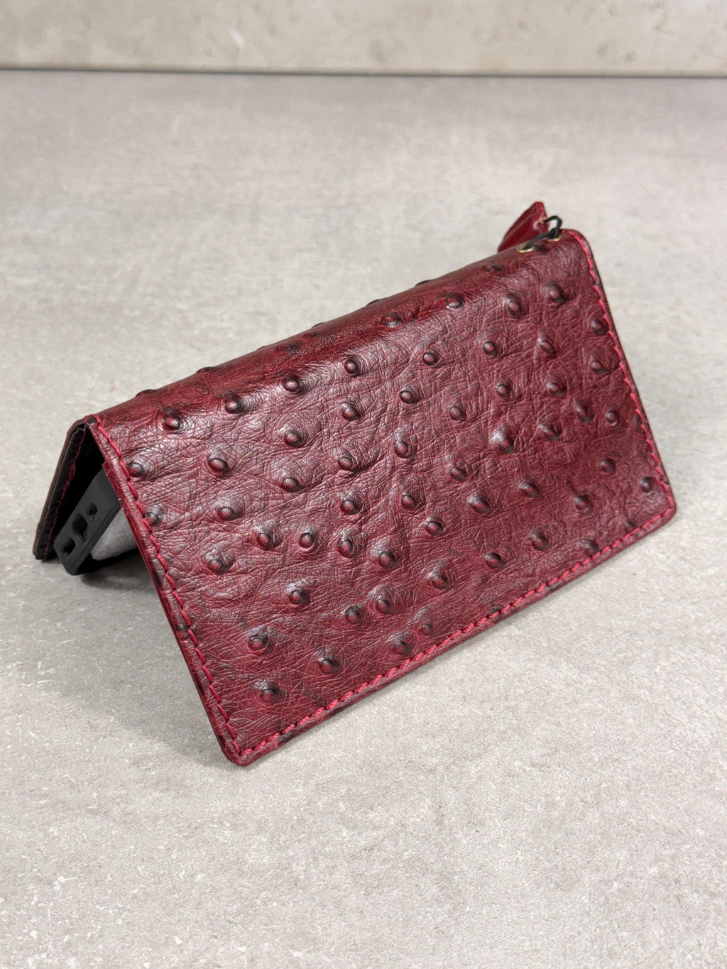 Handmade Leather Wallet Case: Samsung Galaxy, Card Slots, Book Design